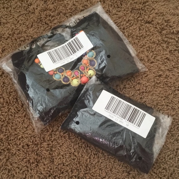 Victoria's Secret Bikini w/ Jeweled Neckline Halter Top L/M - Picture 2 of 8